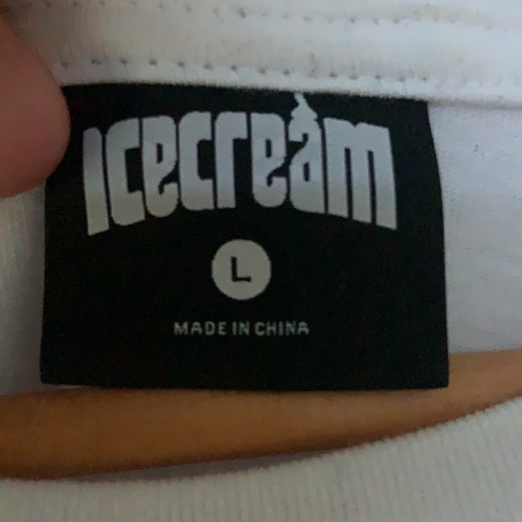BBC Icecream White Dog T-Shirt - Picture 4 of 5